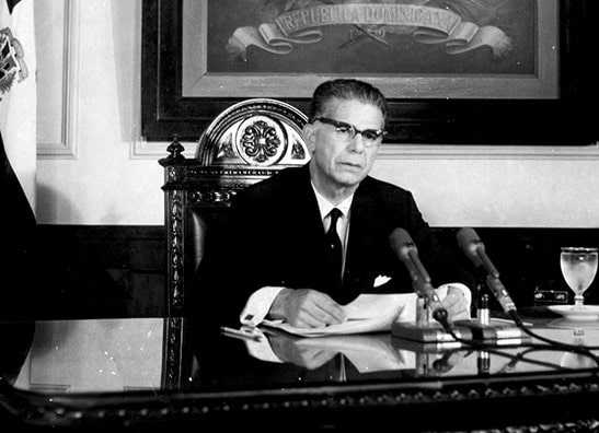 Joaquín Balaguer, Presidente de la República Dominicana.