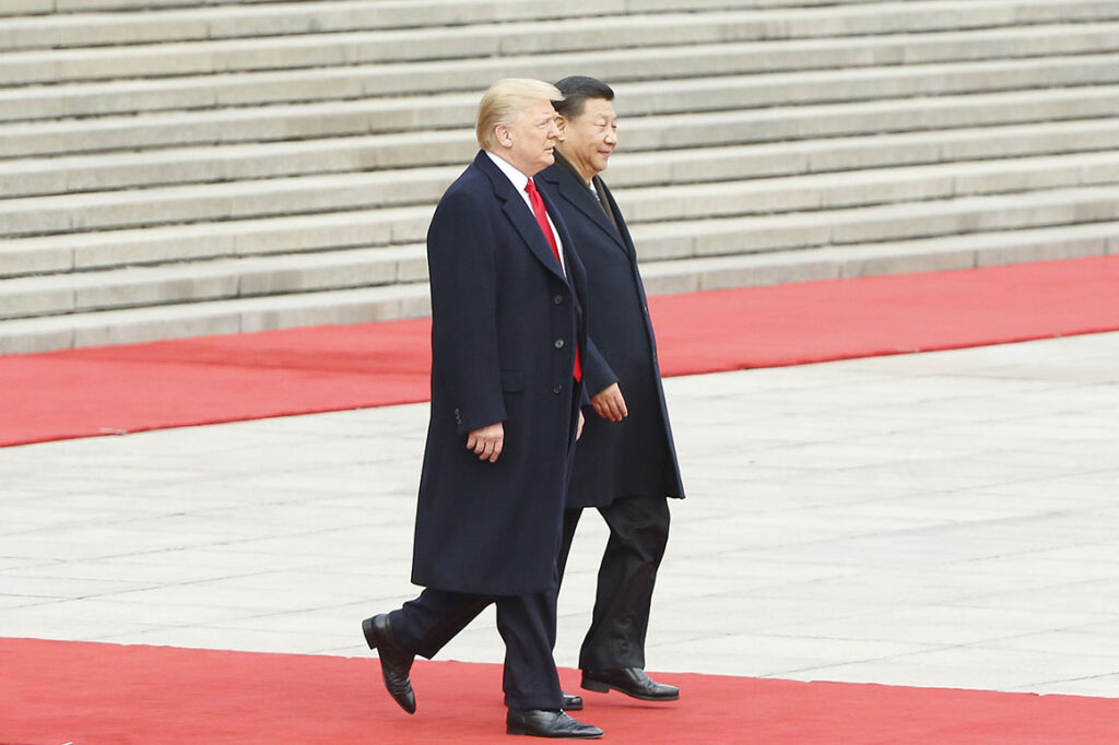 Donald Trump y Xi Jinping.