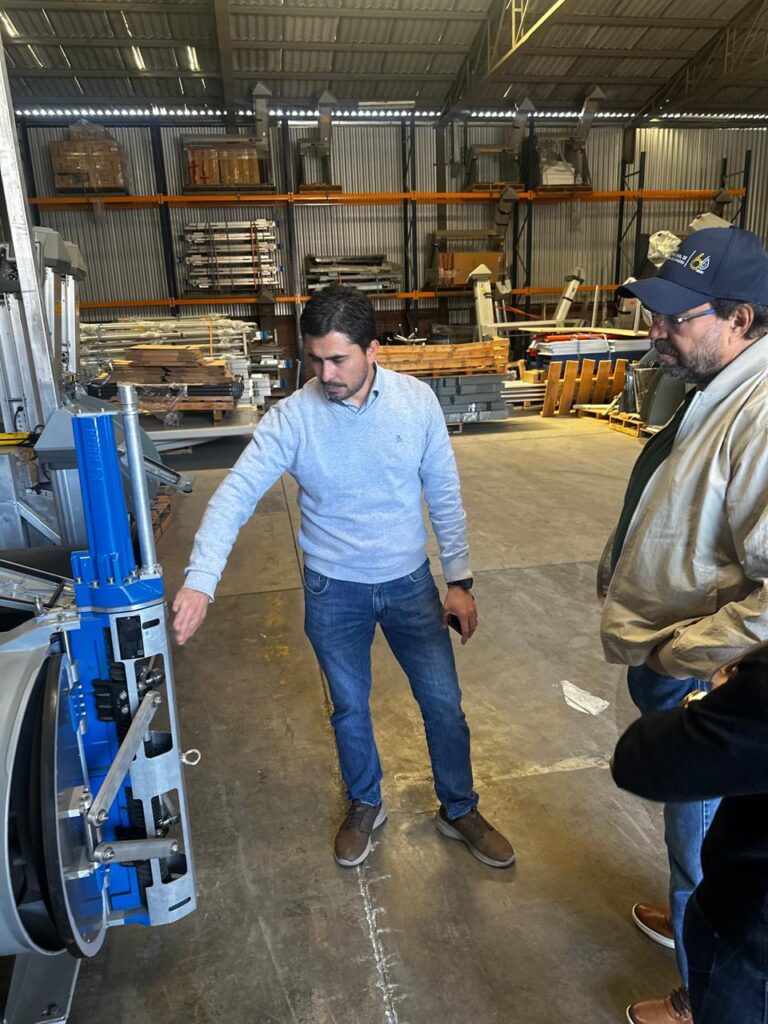 Olmedo Caba Romano, director ejecutivo del INDRHI, en la Semana Regional del Agua 2025, en las instalaciones de la CEPAL, Santiago de Chile.