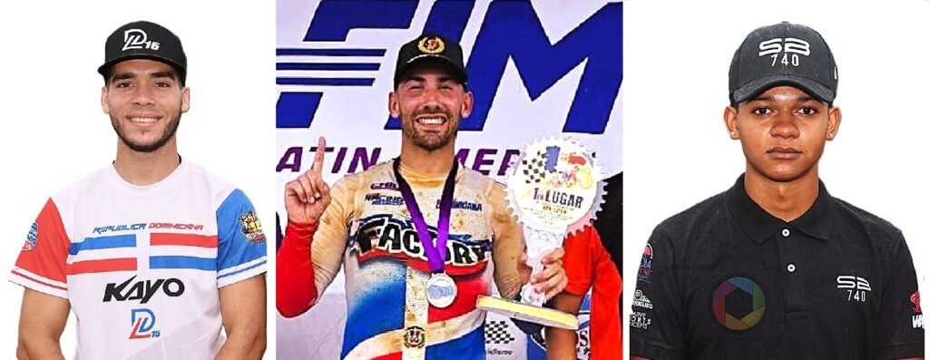 Darnell Lantigua, Franklin Nogueras y Sebastian Balbuena