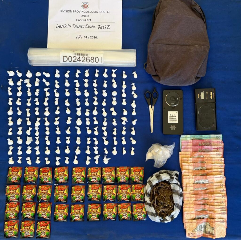 En los primeros 30 días del 2026 sacan de las calles más de 668, 000 gramos de cocaína, marihuana, crack y otras sustancias.
