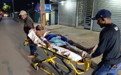 Soderlin Norberto Frías Valdez fue herido de bala.