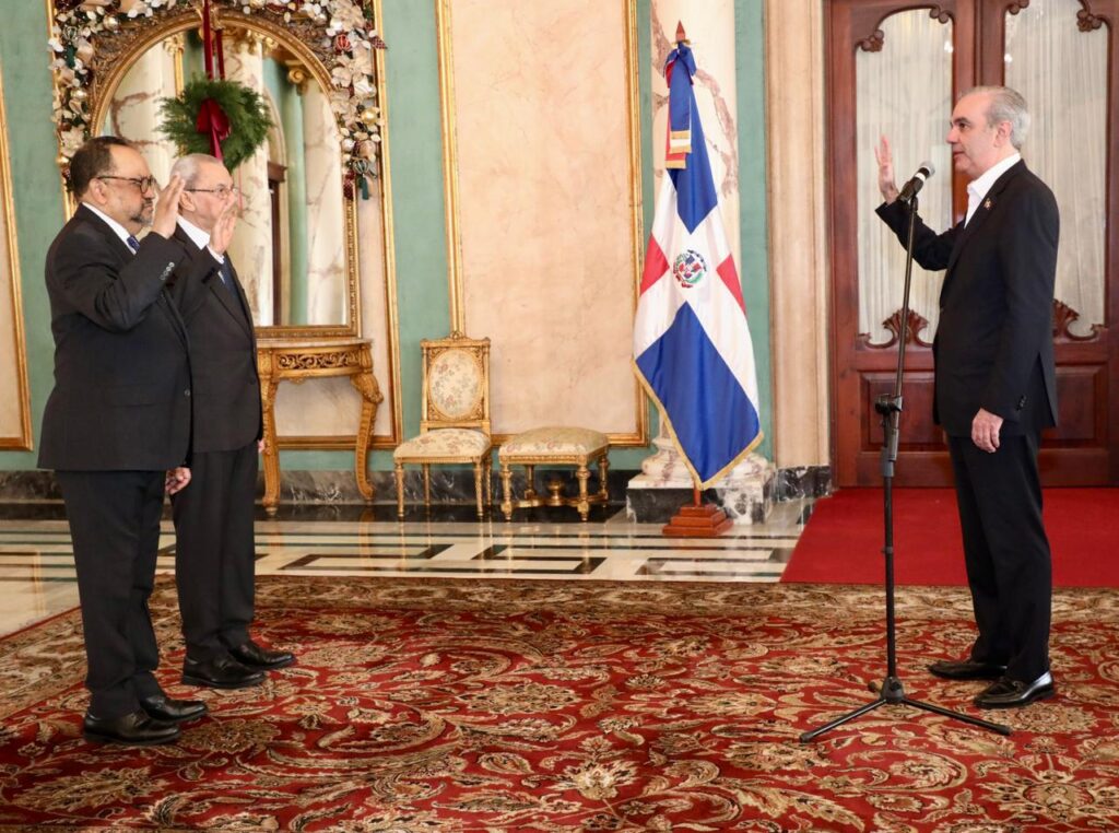El presidente Luis Abinader encabezará la juramentación del consultor jurídico del Poder Ejecutivo, Jorge Subero Isa y del ministro de Justicia, Antoliano Peralta Romero.