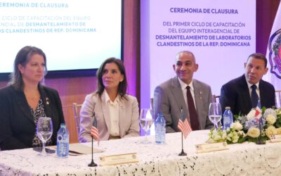 El entrenamiento es auspiciado por la Oficina de Asuntos Internacionales y Narcóticos y Aplicación de la Ley (INL)