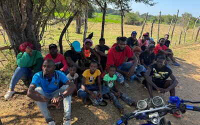 Haitianos indocumentados.