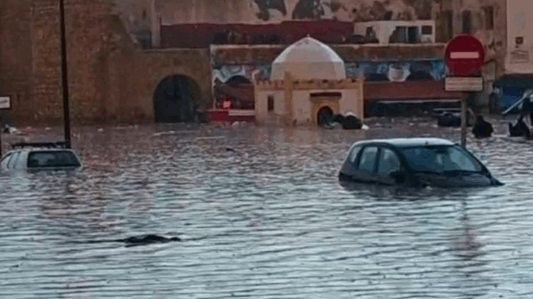 Inundaciones en Marruecos.