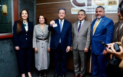 Leonel Fernández, presidente del partido Fuerza del Pueblo (FP),