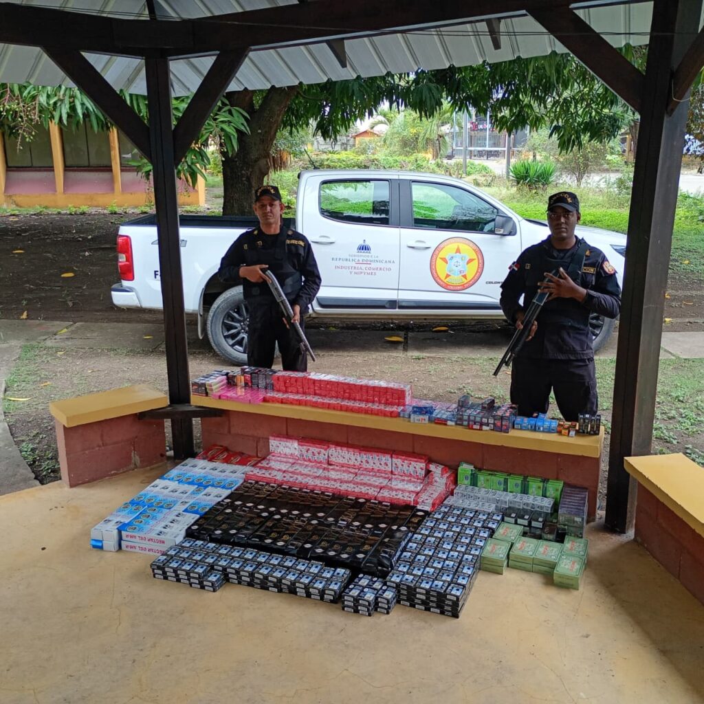 Operativo contra contrabando de cigarrillos