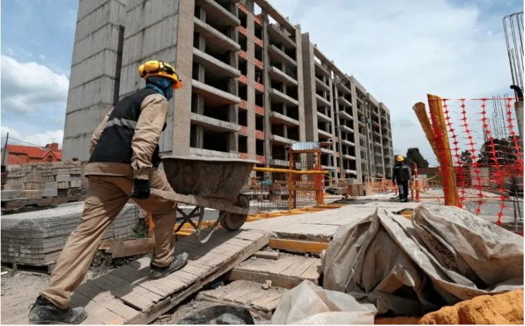 Edificio en construcción.