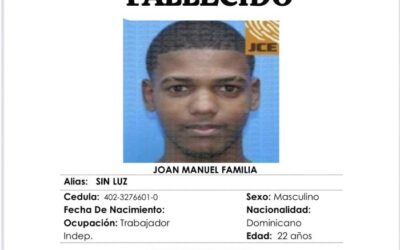 Johan Manuel Familia, alias “Sin Luz”