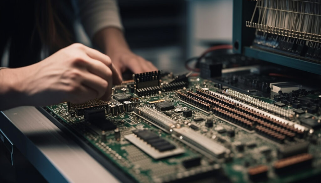 Industria de semiconductores.