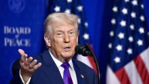 Donald Trump, presidente de Estados Unidos.
