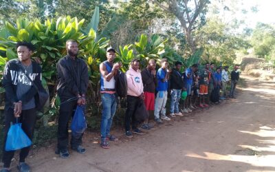 Los extranjeros indocumentados fueron interceptados en zonas montañosas próximo al rio Masacre.