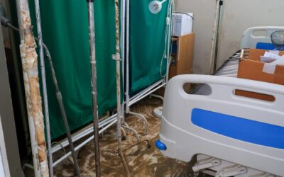 Inundaciones en Hospital de Montellano.