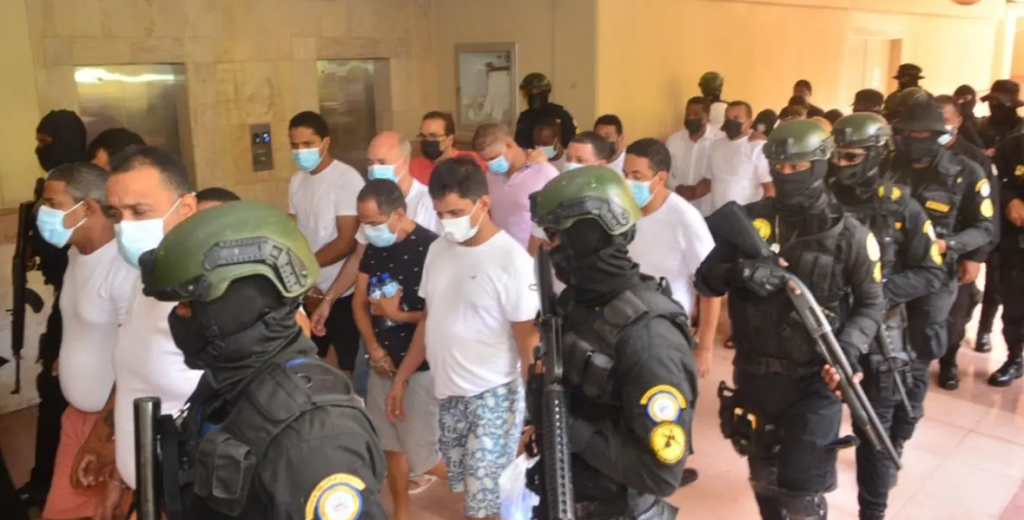 Imputados en Operación Falcón