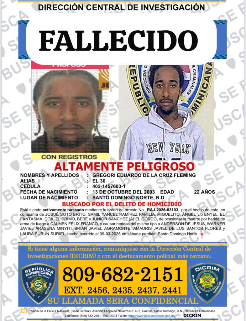 Durante la acción fue ocupada un arma de fuego ilegal y evidencias balísticas.