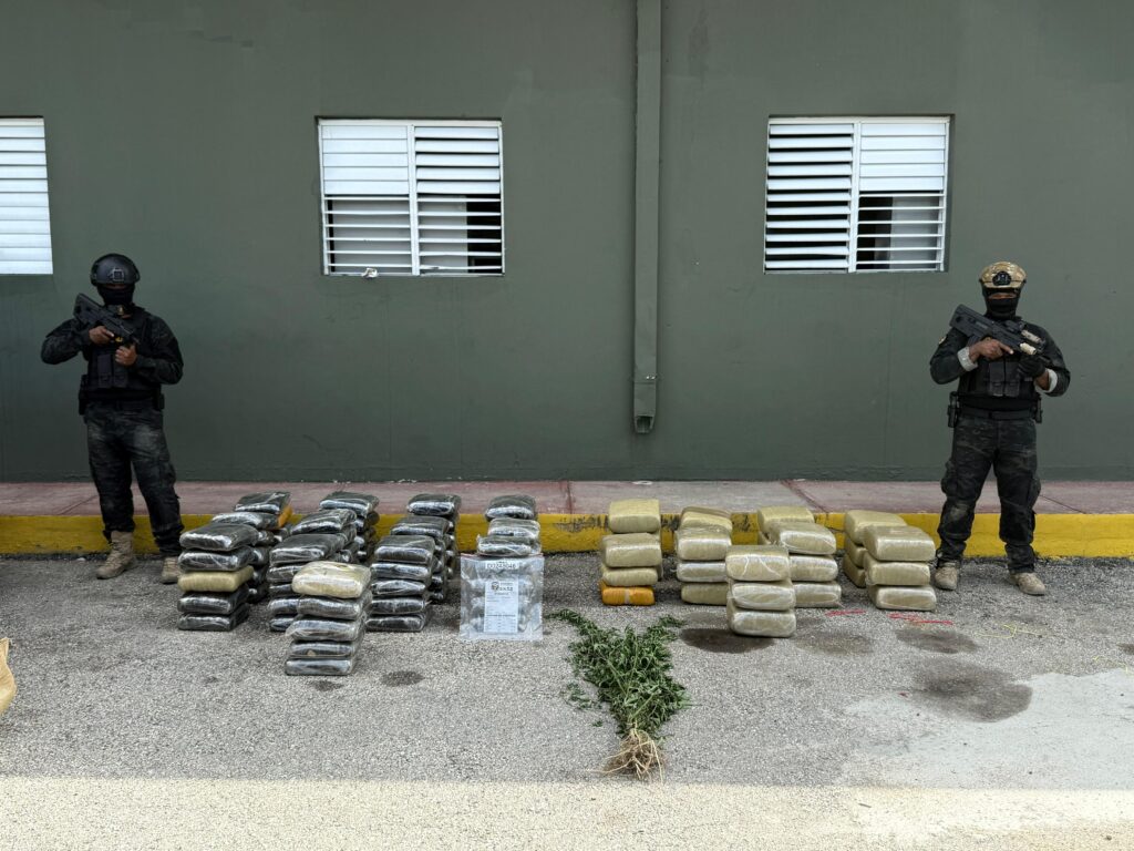 La incautación del alijo se produjo en la provincia de Elias Pina en el marco del fortalecimiento de las operaciones contra el narcotráfico.