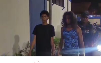 Acción conjunta de la Policía Preventiva y el DICRIM permitió arrestarlos en flagrante delito y recuperar las pertenencias de la víctima