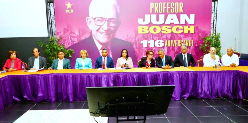 Miembros del PLD.