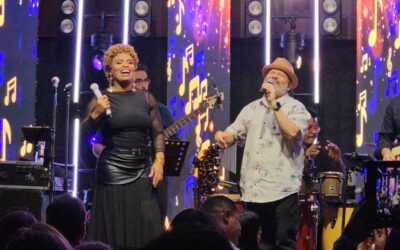Nairoby Duarte junto a Pavel Núñez