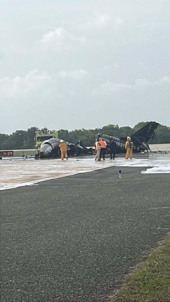 Accidente en Aeropuerto de La Romana