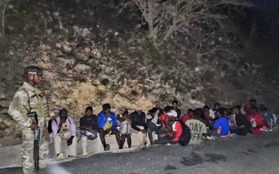 Los extranjeros detenidos por el Ejército fueron entregados a la Dirección General de Migración (DGM).