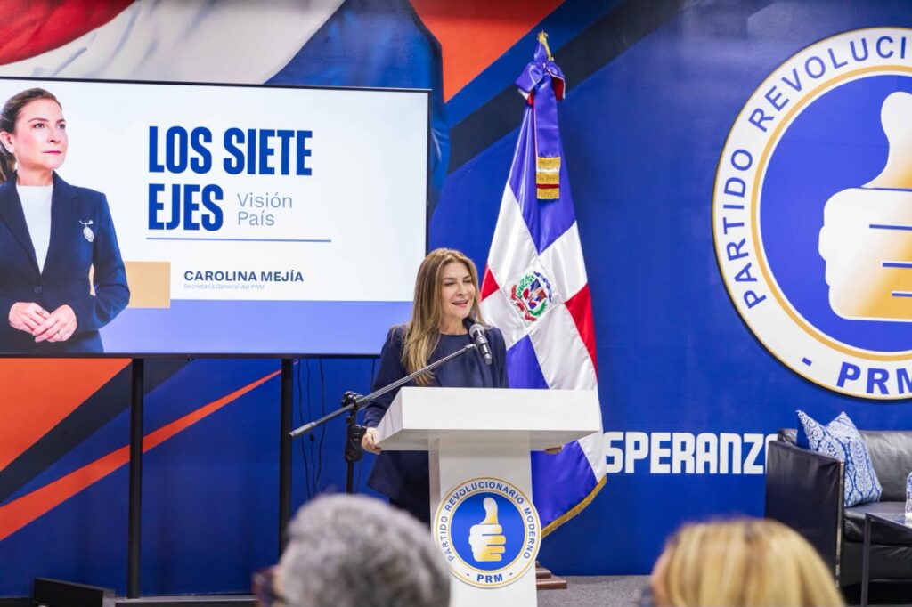 • La secretaria general del PRM planteó una agenda de Estado enfocada en ordenamiento territorial, seguridad, crecimiento económico, sostenibilidad y planificación de largo plazo.