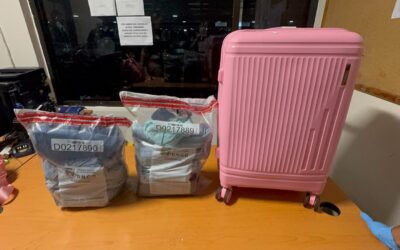 Ambas fueron arrestadas tras llegar en un vuelo procedente de Colombia por el aeropuerto Internacional de Las Américas JFPG