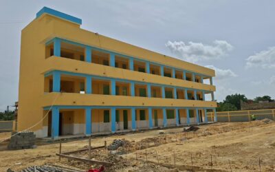 Infraestructura Escolar acelera trabajos y proyecta entregar moderno plantel de 22 aulas a finales de agosto en Santo Domingo Este.