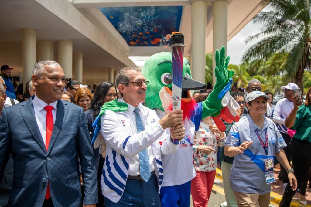 UASD recibe la antorcha de los XXV Juegos Centroamericanos