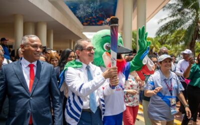 UASD recibe la antorcha de los XXV Juegos Centroamericanos