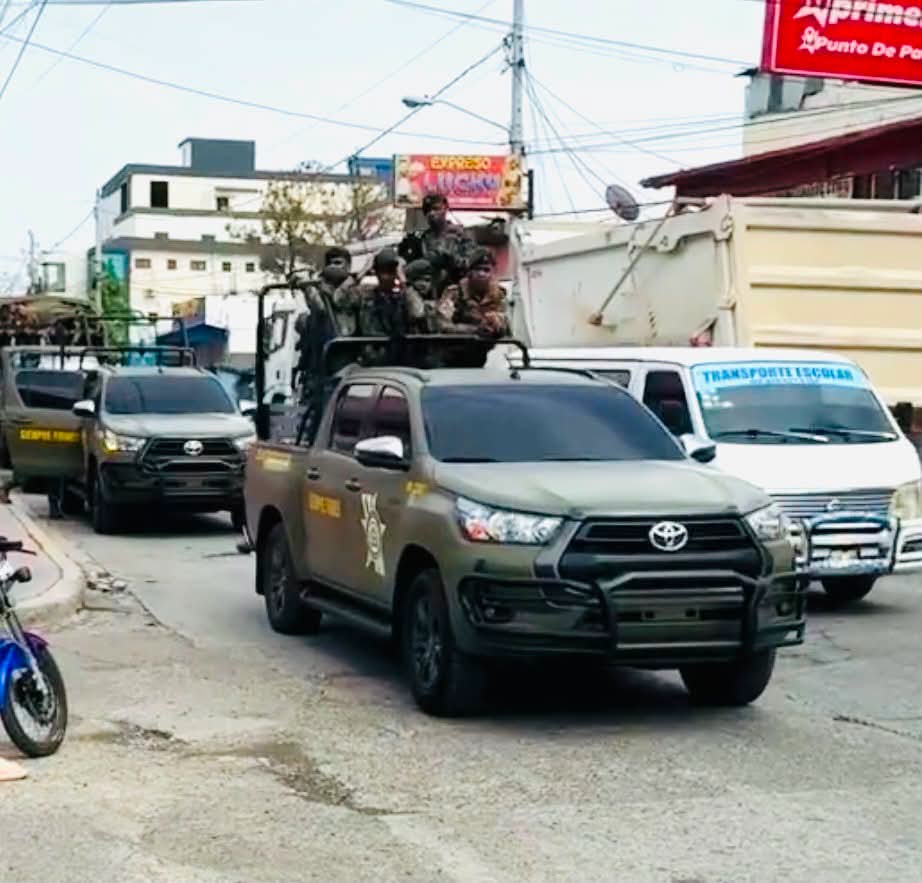 Vigilancia policial en Navarrete