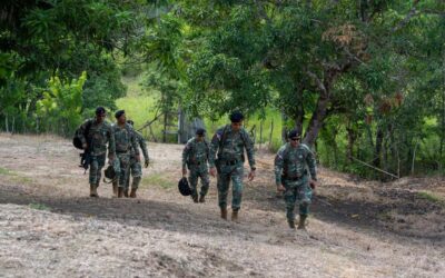 Camino Pérez reafirma desde la línea fronteriza el compromiso del Ejército con la seguridad y defensa del territorio nacional.