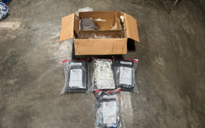 Marihuana oculta en cajas