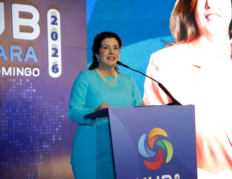 Lucile Houllemont, presidenta de la Cámara de Santo Domingo