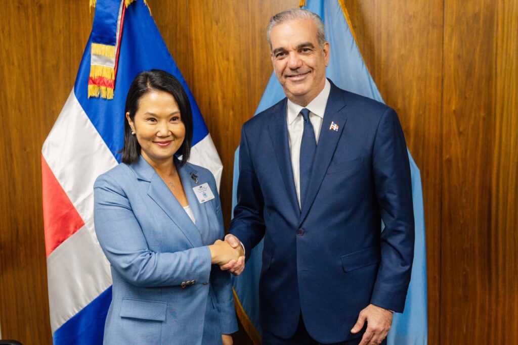 Presidentes Luis Abinader y Keiko Fujimori