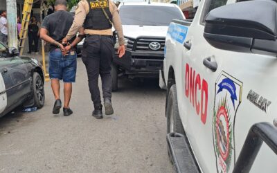 Operativo de la DNCD.