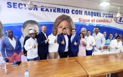 Samuel Abréu y el senador Daniel Rivera, vocero oficial del proyecto, anuncian un repunte en las simpatías, después que la vice ratificó su aspiración a la presidencia